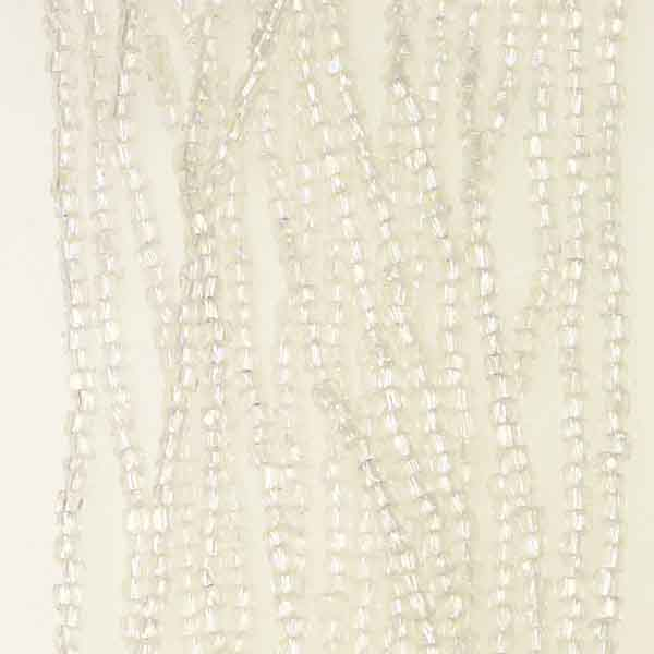 Crystal AB 12/0 3 Cut Seed Bead