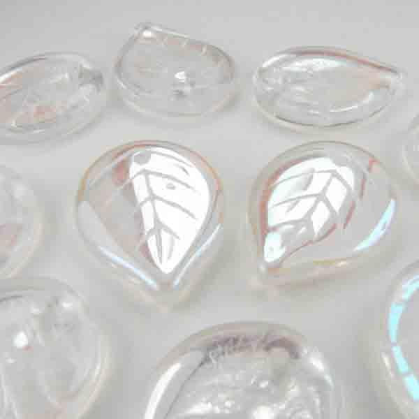 Alexandrite With Gold Iris 18X13MM Veined Leaf