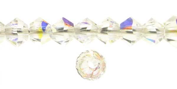 Crystal AB 3MM Swarovski Bicone Art. 5328