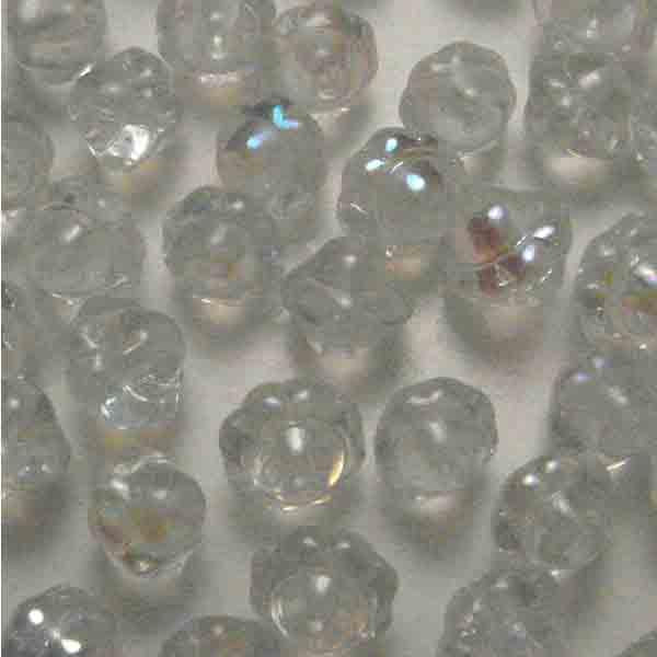 Crystal AB 7MM Beaded Lantern Oval