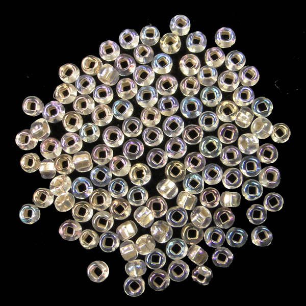Crystal AB Silver Lined 11/0 Seed Bead