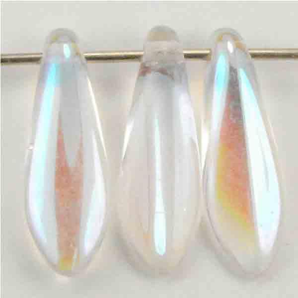 Crystal Ab Dagger 15X5 Dagger Pendant