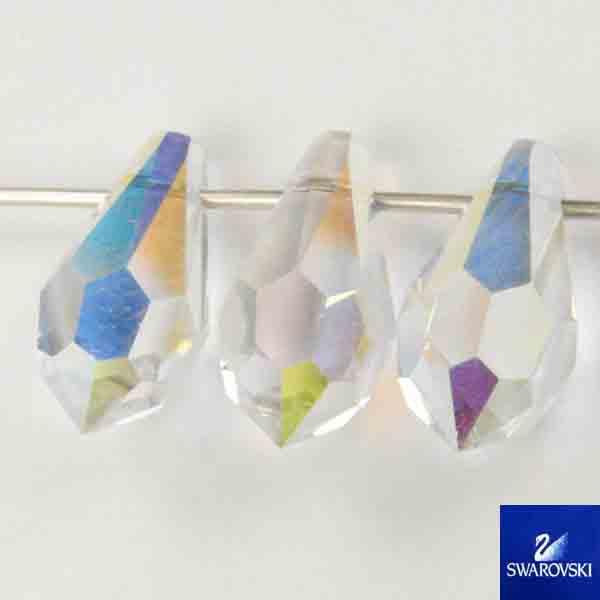 Crystal Ab Tear 13X6.5 Machine Cut