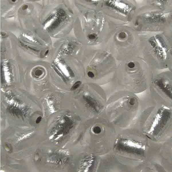 Crystal Ball 8MM With Silver Foil