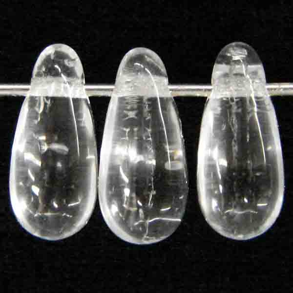 Crystal Cross Hole Tear 11X5MM