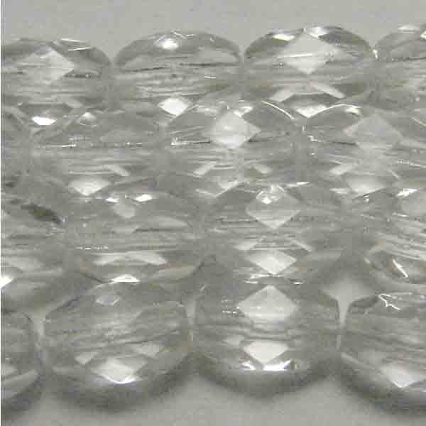 Crystal Oval 7X5MM Fire Polish Oval