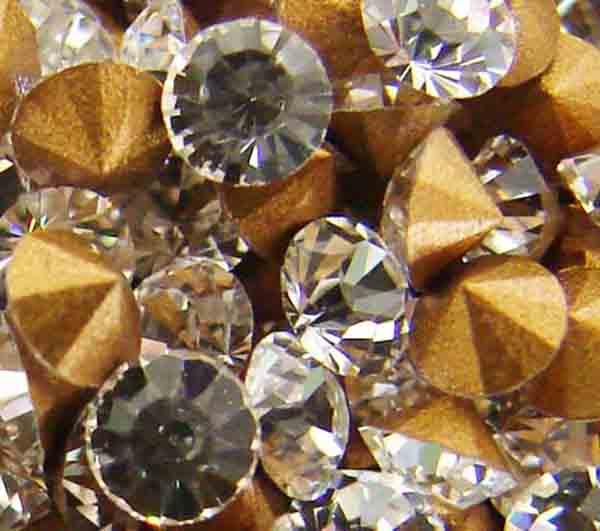 Crystal PP 24 (3.2MM) Vintage Pointback Swarovski Chaton Rhinestone