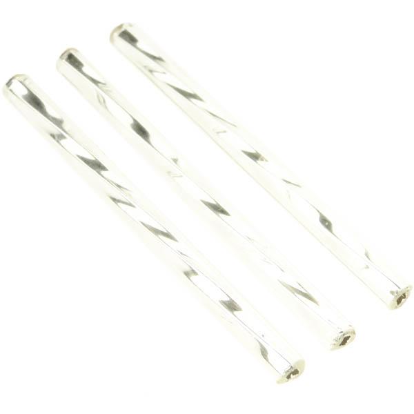 Crystal Silver Lined Bugle 35M