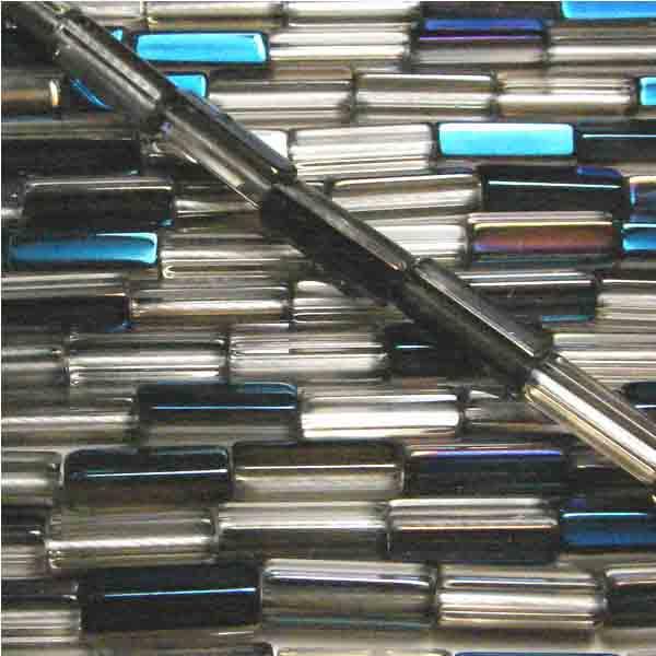 Crystal With Azuro 5 Sided 10x4MM Cylinder