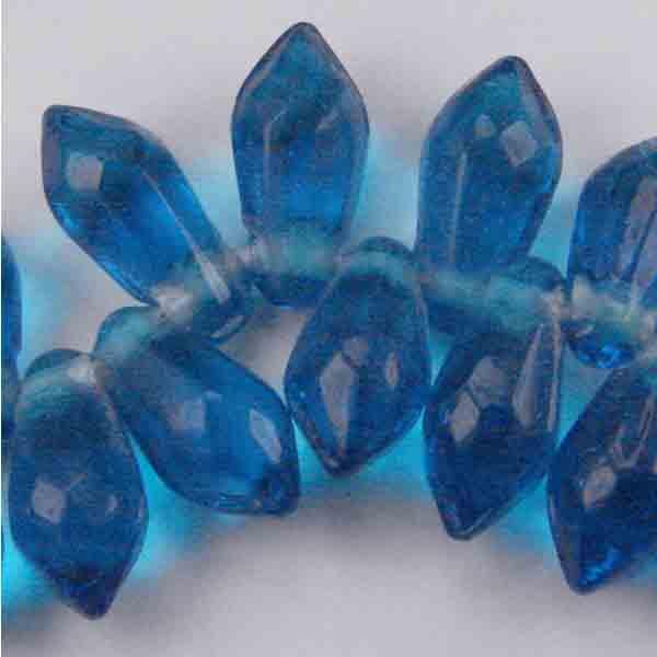 Dark Aqua 12x6MM Faceted Tear Drop