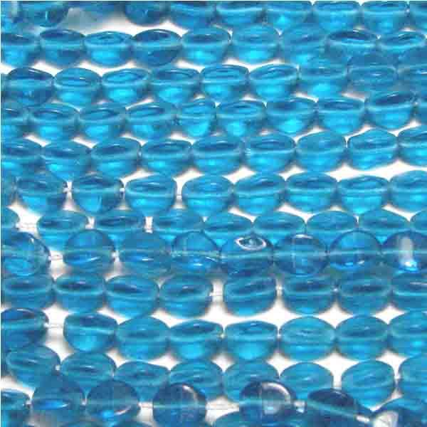 Dark Aqua 5MM Pinched Oval
