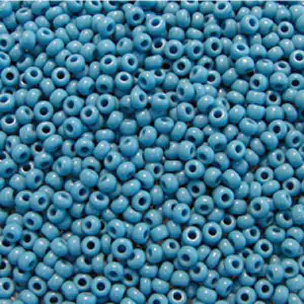 Dark Blue Turquoise 8/0 Seed Bead