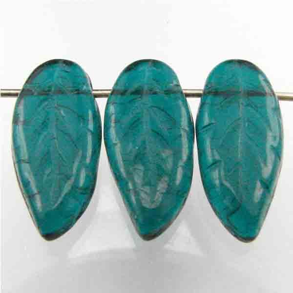 Dark Blue Zircon 16X7MM Long Leaf