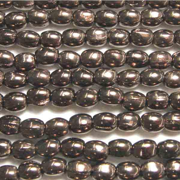 Dark Bronze 5x4MM Smooth Oval