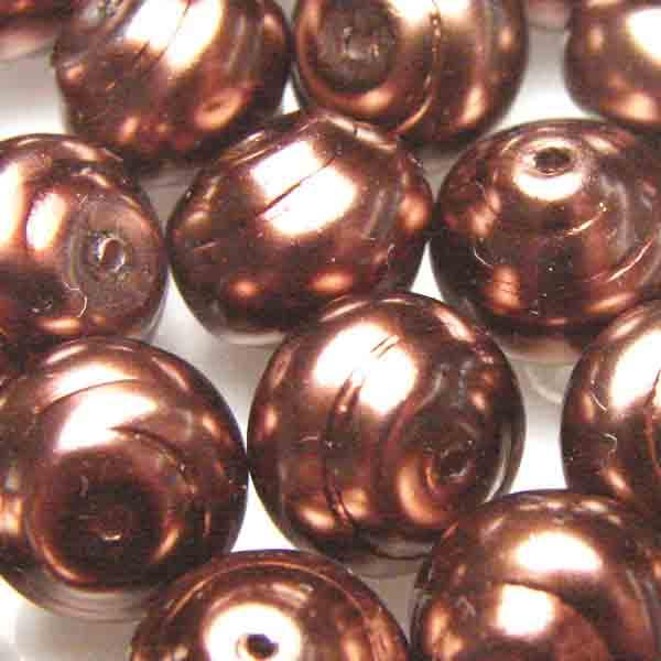 Dark Brown 10MM Baroque Pearl