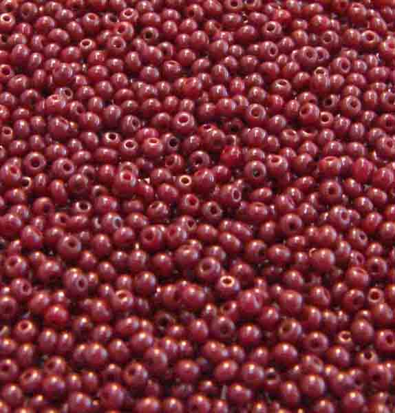 Dark Burgundy Brown 14/0 Seed Bead