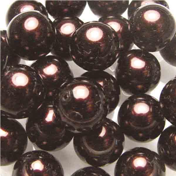 Dark Chocolate 6MM Pearl Ball