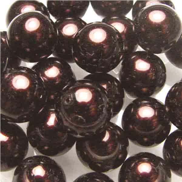 Dark Chocolate 8MM Pearl Ball