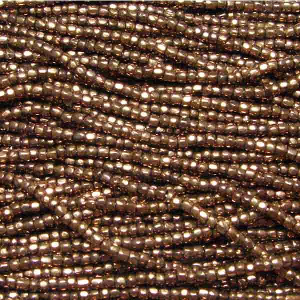 Dark Copper Iris 9/0 3 Cut Seed Bead