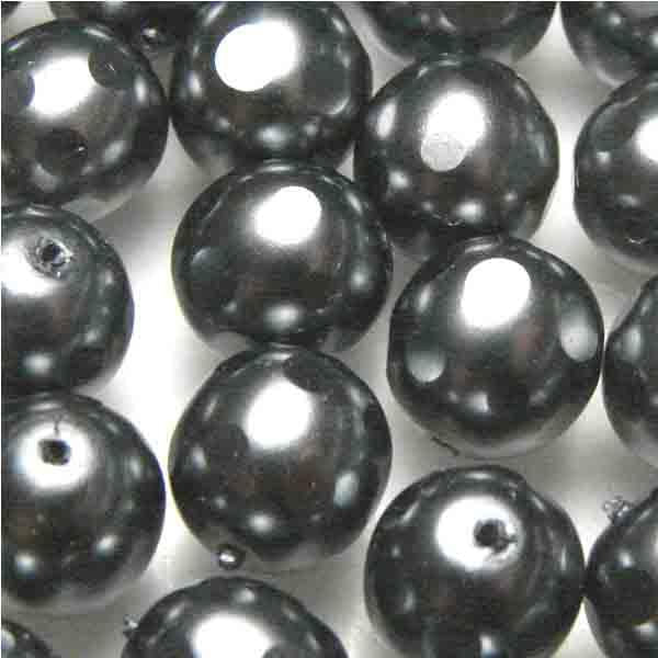 Dark Gray 6MM Pearl with Spots