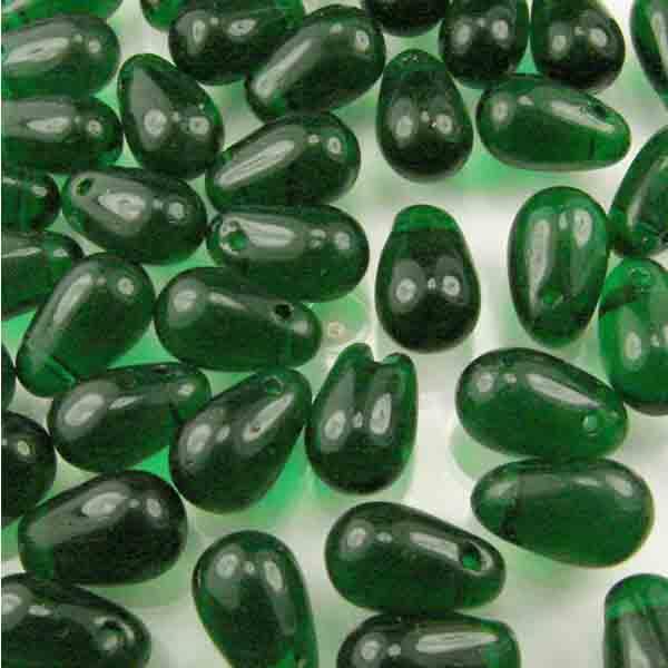 Dark Kelly Green (Smaragd) 10x6MM Tear