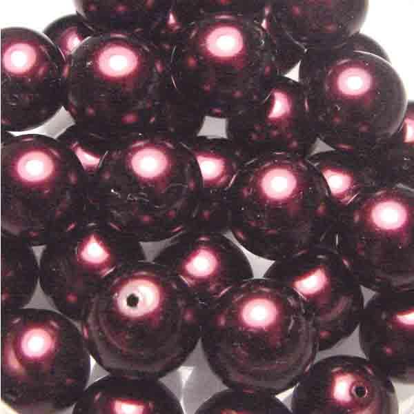 Dark Mauve 8MM Pearl Ball