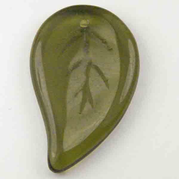 Dark Olive 25X15MM Leaf