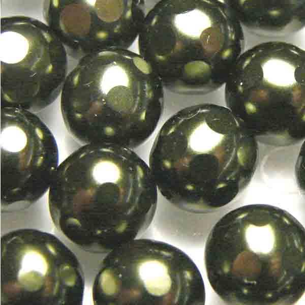 Dark Olive 6MM Pearl with Spots