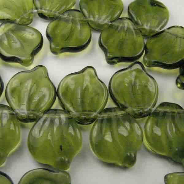 Dark Olive Wide Leaf 12X14MM