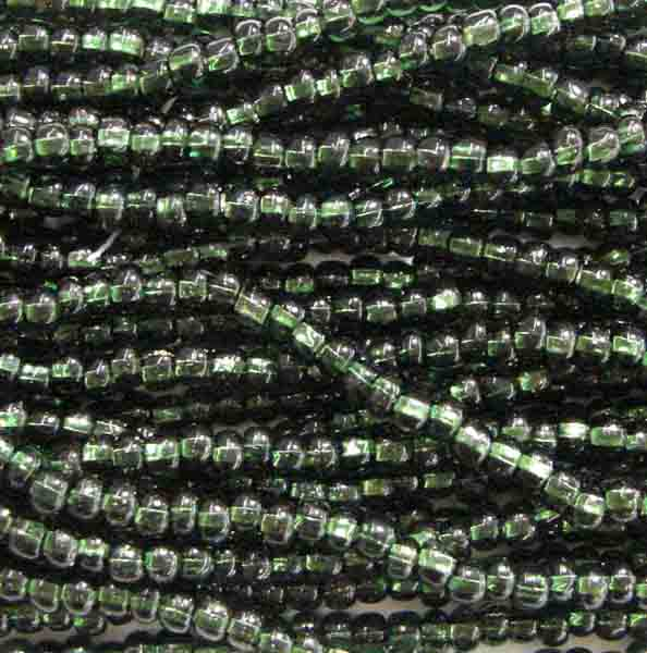 Dark Olivine Silver Lined 6/0 Seed Bead