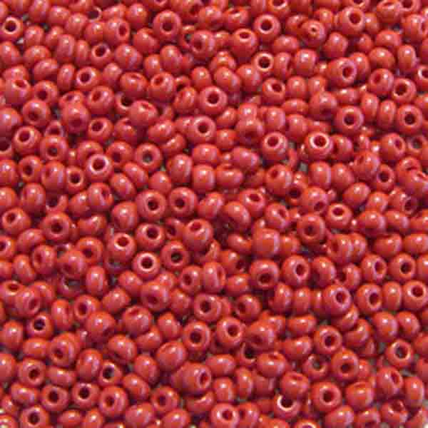 Dark Red 8/0 Seed Bead