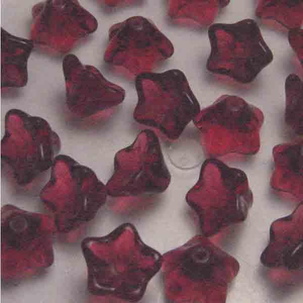 Dark Rose 8x6MM Flower