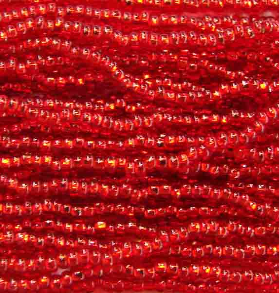 Dark Ruby Silver Lined 11/0 Seed Bead