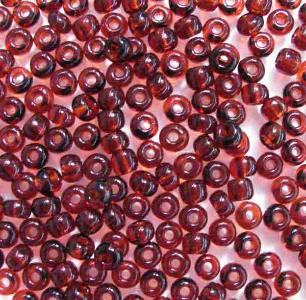 Dark Topaz 6/0 Seed Bead