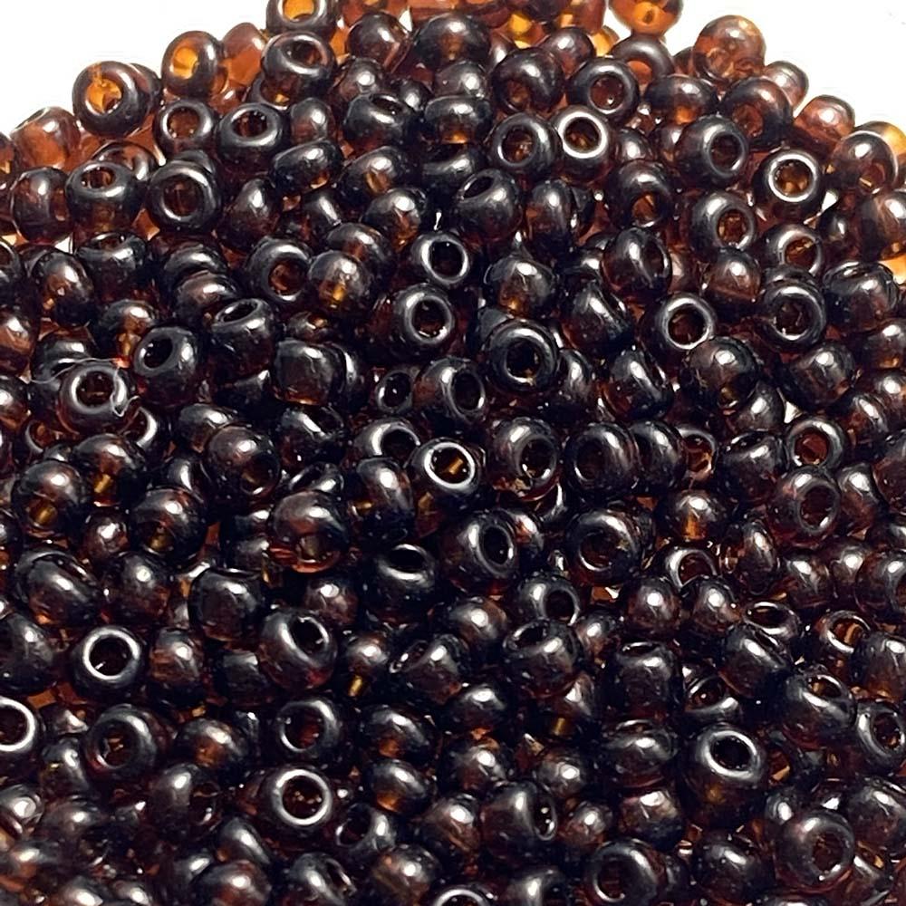 Dark Topaz 8/0 Seed Bead