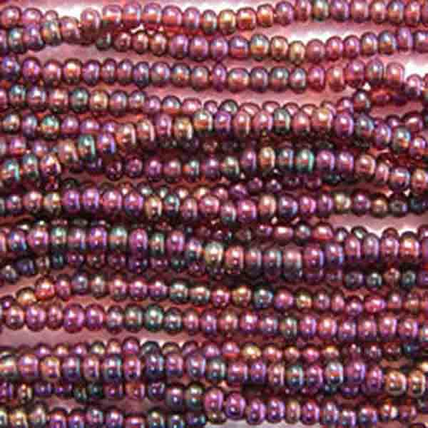 Dark Topaz AB 11/0 Seed Bead