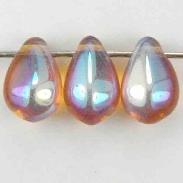 Dark Topaz AB 9x6MM Tear Drop
