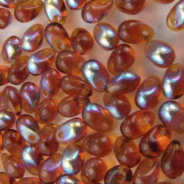 Dark Topaz Ab 6x4MM Tear Drop