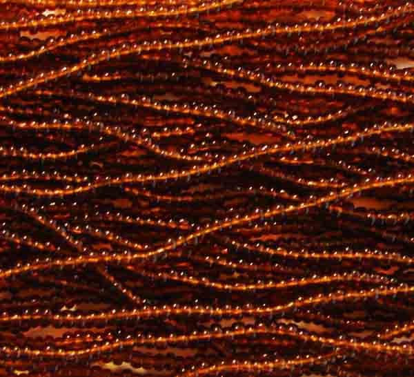 Dark Topaz Seed Bead 14/0