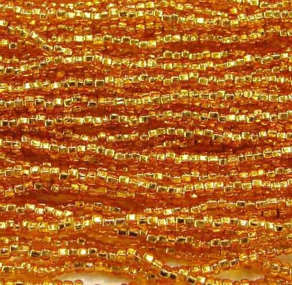 Dark Topaz Silver Lined 11/0 Seed Bead