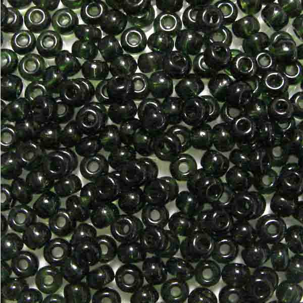 Darkest Olivine 6/0  Seed Bead