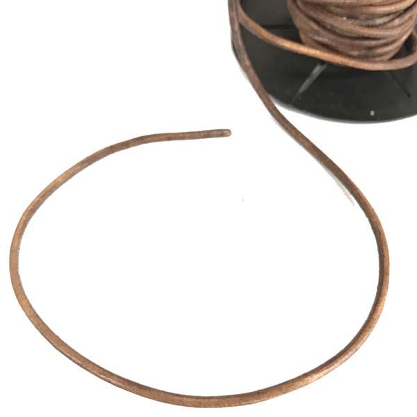 Distressed Brown 1.5MM Leather Cord