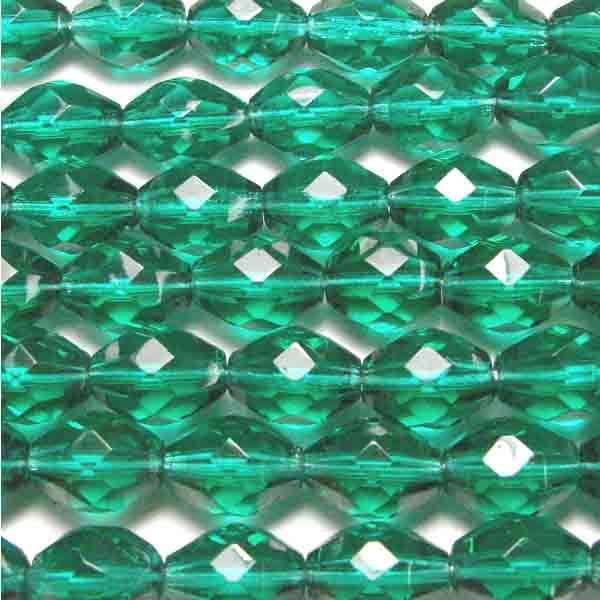 Emerald 12X9MM Fire Polish Oval