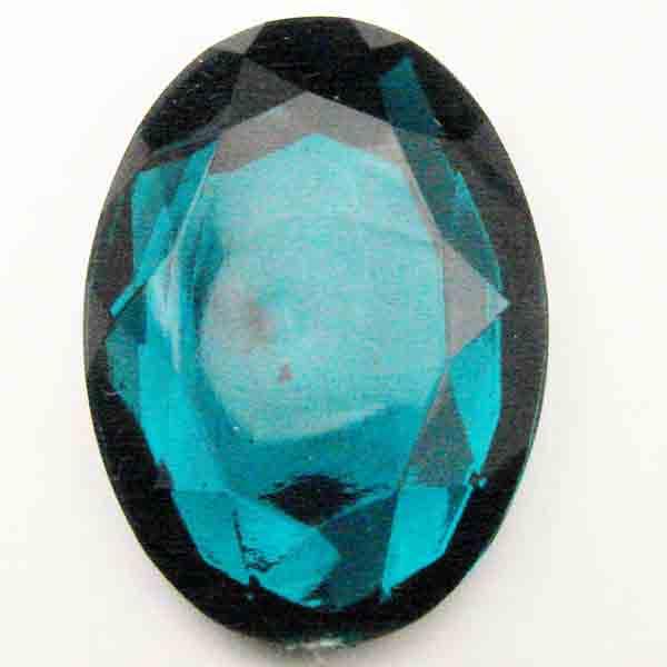 Emerald 18x13MM Table Cut Acrylic Cabochon