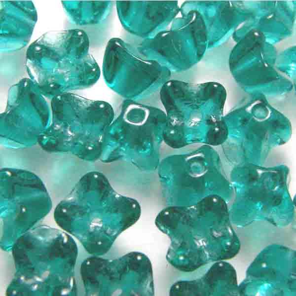 Emerald 5MM 4 Lobe Flower Blossom