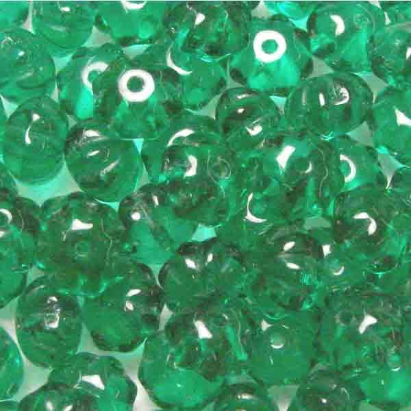 Emerald 6x8MM Melon Melon Rondelle