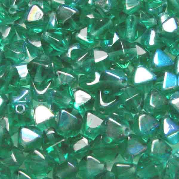 Emerald AB 6MM Square Bicone