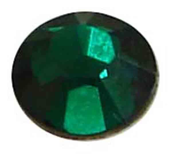 Emerald SS 7 (2MM) Swarovski Flatback Rhinestone Art. 2058