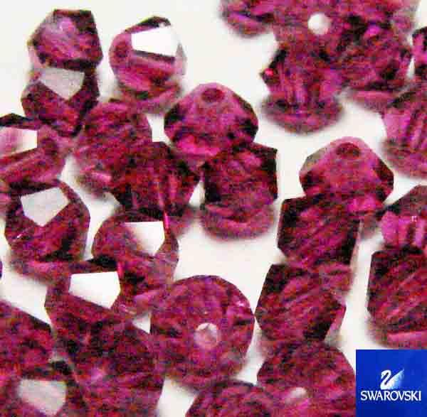 Fuchsia 3MM 3MM Swarovski Bicone Art. 5328