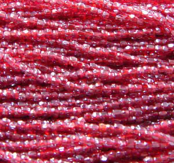 Garnet 12/0 3 Cut Seed Bead